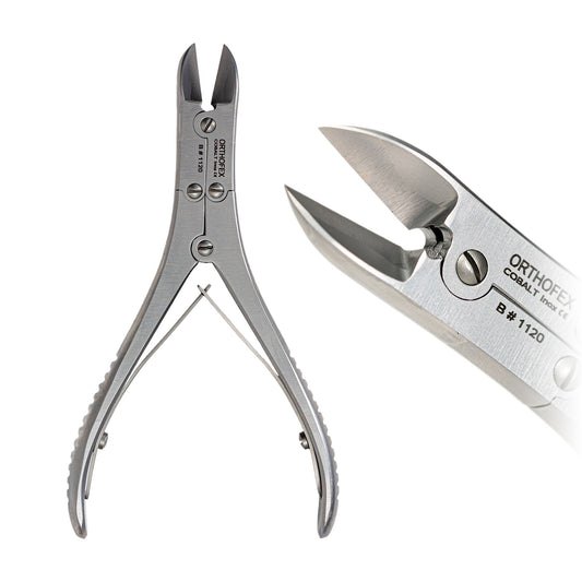 13 cm Podiatry Double-Action Tough Nail Nippers (17 mm Straight Cut) 6-425RD(G)