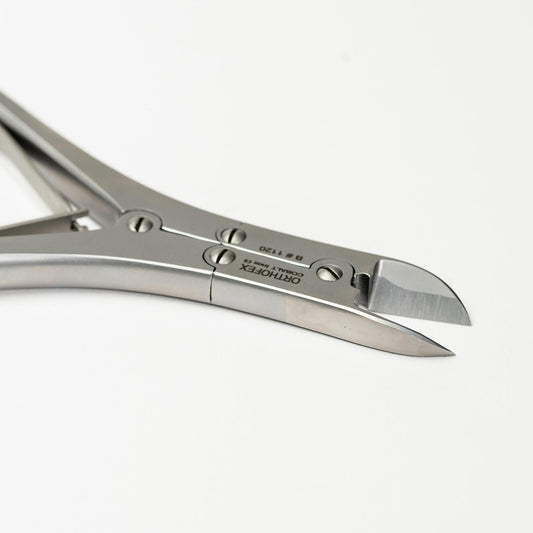 13 cm Podiatry Double-Action Tough Nail Nippers (17 mm Straight Cut) 6-425RD(G) Jaw