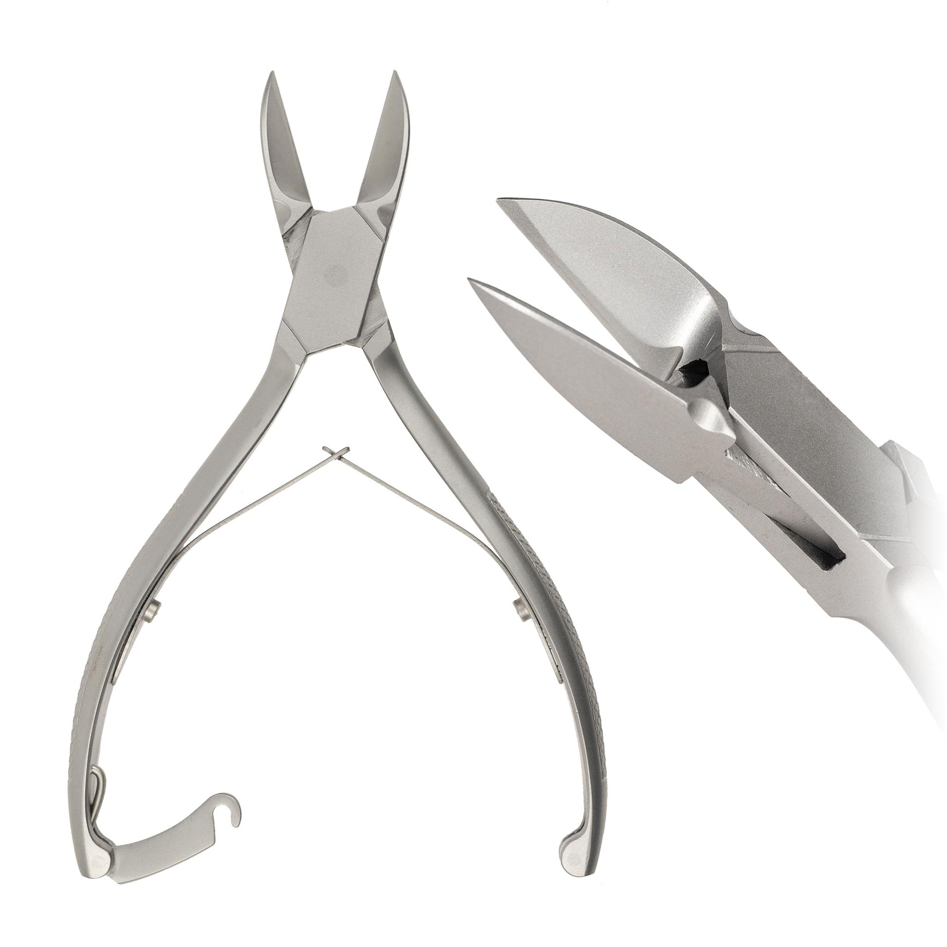 14.5 cm Podiatry Tough Nail Nippers (24 mm Straight Cut) 6-64RD(C) Open